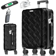 Kesser Hartschalen-Trolley 4-Rollen 66 cm / 84 l schwarz