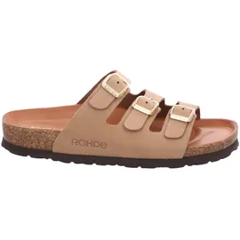 ROHDE Klassische Pantoletten für Damen, beige Größe 37 EU