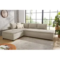 Jockenhöfer Ecksofa JOCKENHÖFER GRUPPE "Madrid L-Form, drehbares Dauerschlafsofa, Federkern",