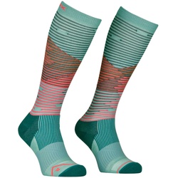 Ortovox All Mountain Long Socks Wandersocken Damen ice waterfall - 39-41