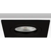 ISOLED Einbaurahmen eckig, für GU10/MR16, Alu schwarz