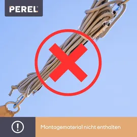 Perel Sonnensegel mit LED-Beleuchtung Dreieckig 3,6 m x 3,6 m x 3,6 m Dunkelblau
