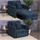 MCW Schlafsessel MCW-L90 Cord 200 x 100 x 70 cm Blau mit Schlaffunktion