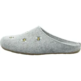 HAFLINGER Everest Api Filzpantofffeln mit Applikation Steingraumeliert (84), Gr. 41