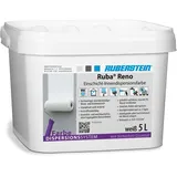 Ruberstein® Ruba Reno 5L weiß Dispersionsfarbe Wandfarbe innen nur 1x streichen