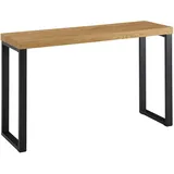 KADIMA DESIGN Konsolentisch 120 x 76 x 39 cm eiche schwarz