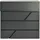 Awtools Briefkasten 43 Schwarz inkl. Zeitungsfach