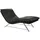 W.Schillig Relaxliege daily dreams Leder 75 x 91 x 170 cm grau mit Kissen