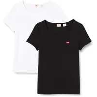 Levi's Damen 2-Pack Tee T-Shirt »Mini-Logo«, (Packung, 2 tlg.),