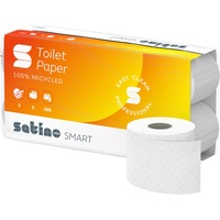 Satino by wepa Toilettenpapier Smart 3-lagig Recyclingpapier, 8 Rollen