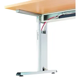 Hammerbacher Schreibtisch VOS16/5/G lichtgrau/grafit