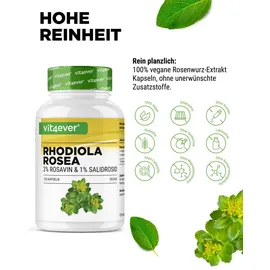 Vit4ever Rhodiola Rosea (Rosenwurz-Extrakt) - 120 Kapseln