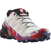 Salomon Speedcross 6 Damen white/sparkling grape/fiery red 40 2/3