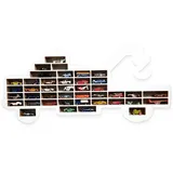 Moliland Sammlervitrine Fächer Setzkasten Holz Sammelbox Kinderzimmerdekoration, Kinderzimmerdekoration, Hängende Ablage für Zubehör und Spielzeug