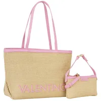 Valentino Maiam Shopper Baumwolle/Pink/Beige