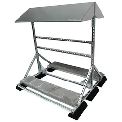 Überdachtes Standmontagegestell PV-Shelter Conduct
