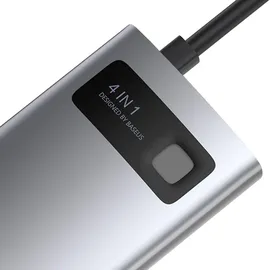 Baseus Metal Gleam Series 4-in-1 USB-C Hub,