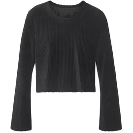 Buffalo Langarmshirt Damen schwarz Gr.32/34