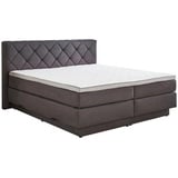 Boxxx Boxspringbett Anthrazit - 180x200 cm