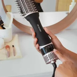 Cecotec Luftbürste mit CeramicCare Unique Touch-Display, 1200 W, trocken, entwirrt, glättet, Volumen und Form, 4 Temperaturen, entfernt Frizz, Keramikkopf