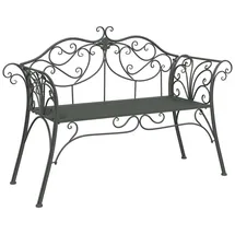 vidaXL Gartenbank 130 x 47 x 90 cm Silber