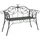vidaXL Gartenbank 130 x 47 x 90 cm Silber