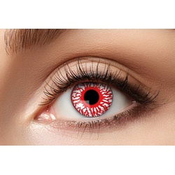 Eyecatcher Motivlinsen »Farbige bloodshot Kontaktlinsen. Blutige Effektlinsen. Jahreslinsen.«, farbige Kontaktlinsen rot