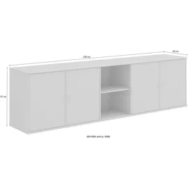 Hammel Furniture Sideboard HAMMEL FURNITURE "Mistral, Hochwertig Schrank, hängend/stehend montierbar", beige, B:220cm H:61cm T:42cm, Sideboards, mit Türen, B: 220 cm, anpassungsbar Designmöbel