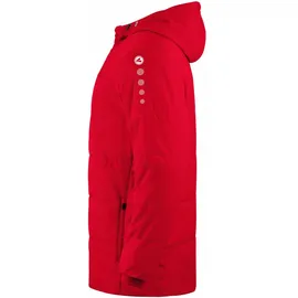 Jako Team Coachjacke mit Kapuze Kinder rot 164