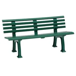 Bank Modell Sylt 3 Sitzer grün 150 cm
