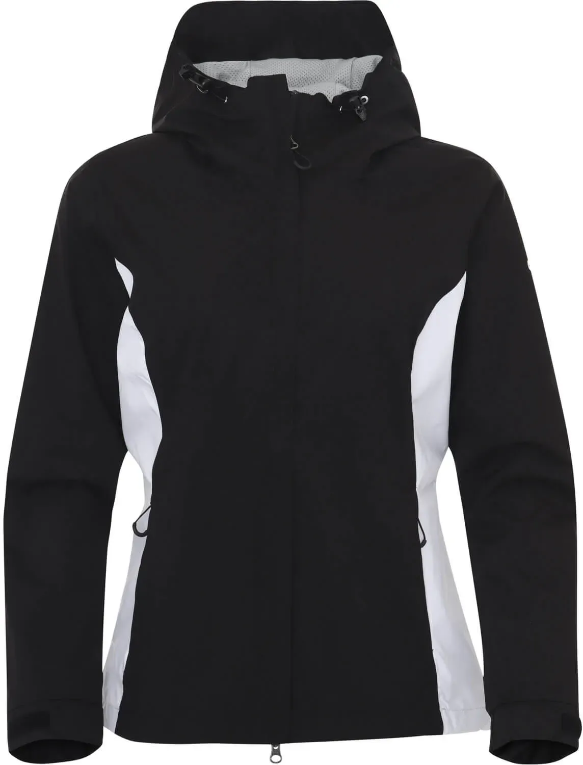 Cross Regenjacke Doro Hood, schwarz/weiss