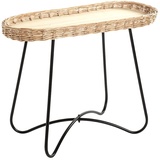 Haku-Möbel HAKU Möbel Beistelltisch Holz braun 70,0 x 33,0 x 55,0 cm