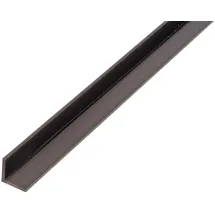 GAH Alberts Alberts Winkelprofil, Schwarz Lxbxhxs 1000 X 10 X 10 X 1 mm
