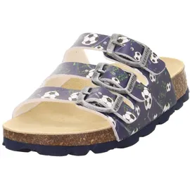 superfit Fussbettpantoffel Blau/Mehrfarbig 25 EU