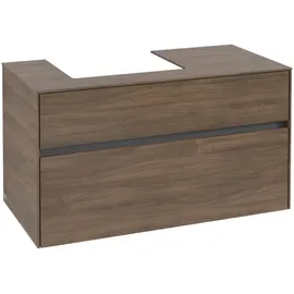 Villeroy & Boch Collaro Waschbeckenunterschrank 100 x 55 cm Arizona Oak
