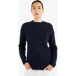 Pullover Segeln Damen marineblau, blau, L