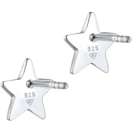 Elli Ohrstecker Stern Astro schwarz 925 Sterling Silber onesize