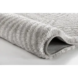 KLEINE WOLKE Badematte »Calma«, rutschhemmend beschichtet, fußbodenheizungsgeeignet, Badteppich, Wellen Design
