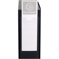 Exacompta Archivbox mit Druckknopf A4, 80mm, schwarz
