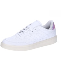 adidas Damen Courtblock Sneaker, FTWR White/FTWR White/Off White, 38 2/3 EU - 38 2/3 EU