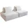 KAWOLA Couch Cord 2-Sitzer Cremeweiß