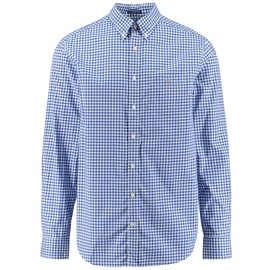GANT Regular Fit Broadcloth Hemd mit Vichy-Karo - Blau - S
