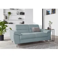 2,5-Sitzer SIT & MORE "Sorano" Sofas Gr. B/H/T: 188cm x 88cm x 91cm, Struktur fein, blau (aqua) Breite 188 cm