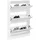 vidaXL Schuhschrank 80x21x125,5 cm Weiß