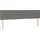 vidaXL Boxspringbett mit Matratze Dunkelgrau 180x200 cm Stoff