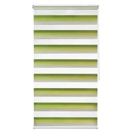 K-HOME Doppelrollo Madrid 35 x 150 cm Farbverlauf/Grün