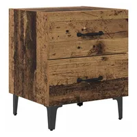 VidaXL Bettschrank Altholz 40 x 35 x 47,5 cm