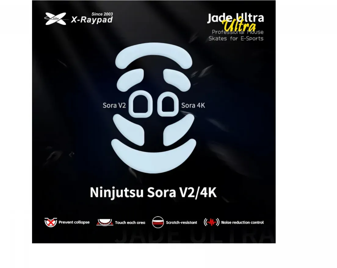 X-raypad Jade Ultra Skates für Ninjutsu Sora V2 / 4K (universal)