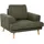 Beliani Sessel KILDAL Stoff 72 x 71 x 70 cm Grün