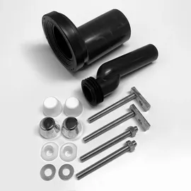 preotec Wand-WC-Anschlussgarnitur zur Erhöhung, etagiert 2,5 cm, 3282,